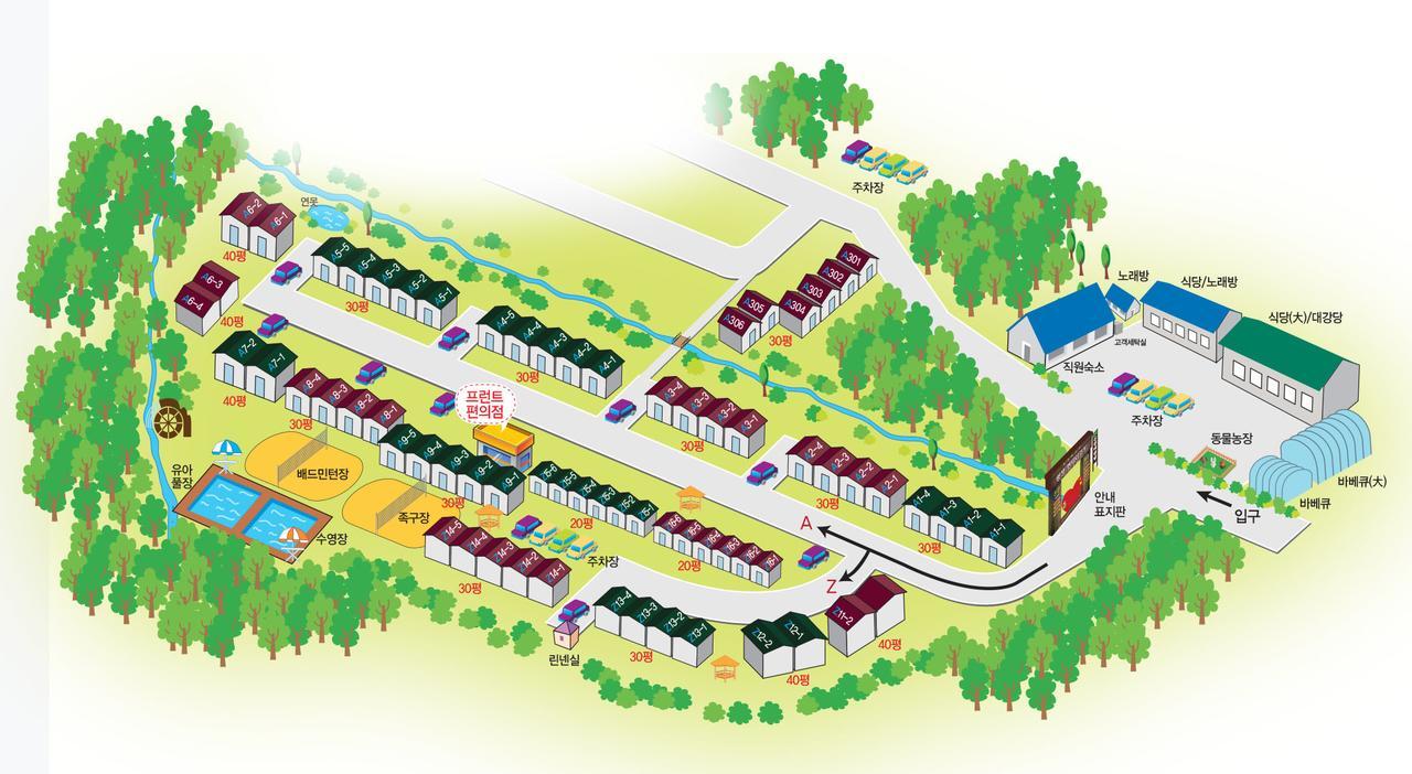 Pyeongchang Iris Pension ภายนอก รูปภาพ
